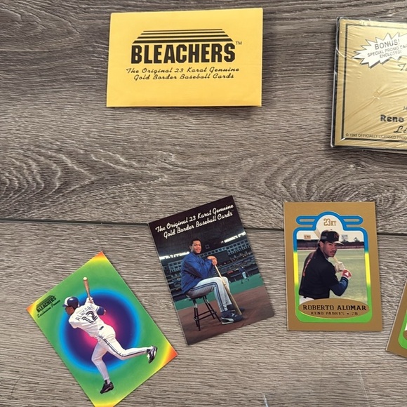 Bleachers Gold Baseball Cards Set - Picture 3 of 5
